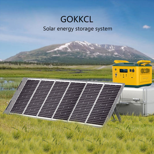 GOKKCL 400W Portable & Foldable Solar Panel