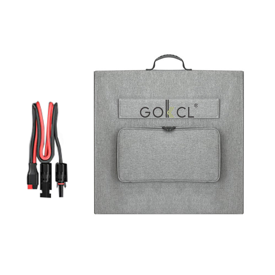 GOKKCL 105W Portable & Foldable Solar Panel