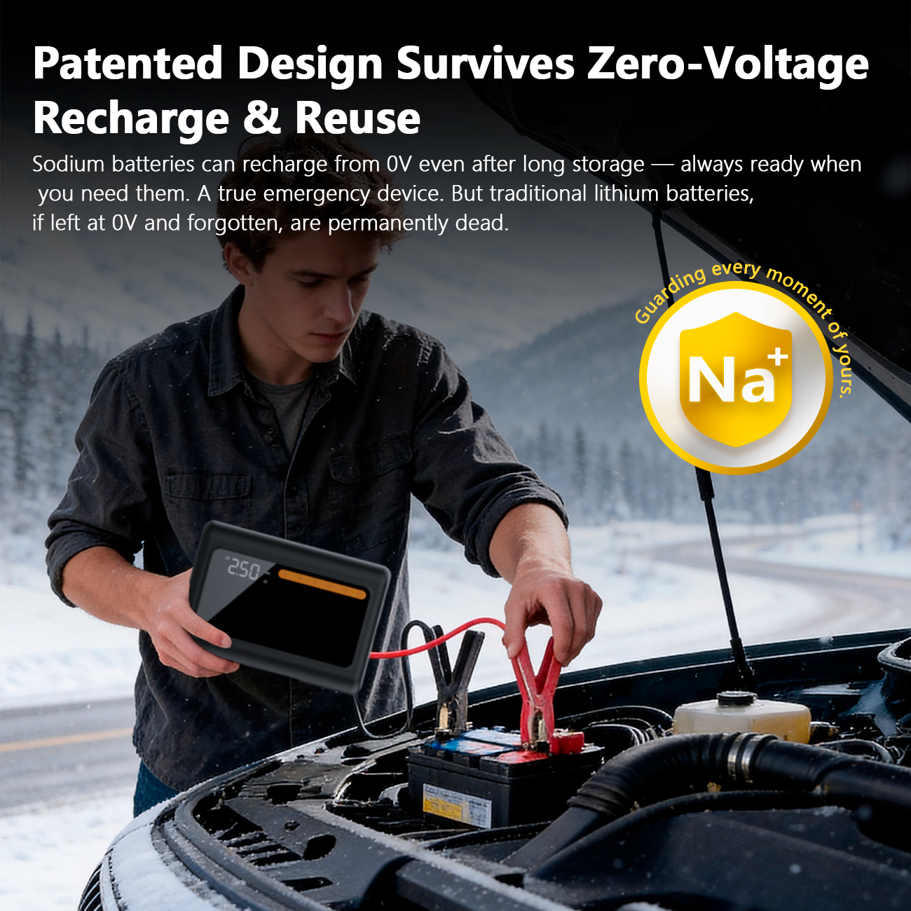 Sodium-ion Car Jump Starter GK01